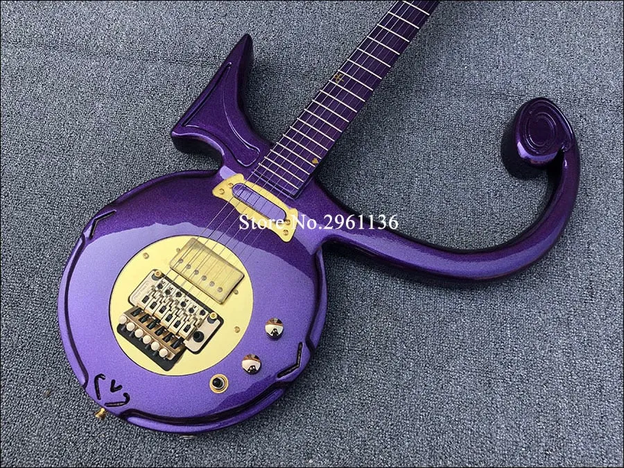 Custom High Quality Prince Purple Rain  Electric Guitar