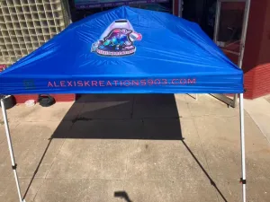 Custom Tent Canopy & Backwall
