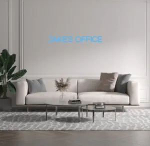 Custom text: JAKE'S OFFICE