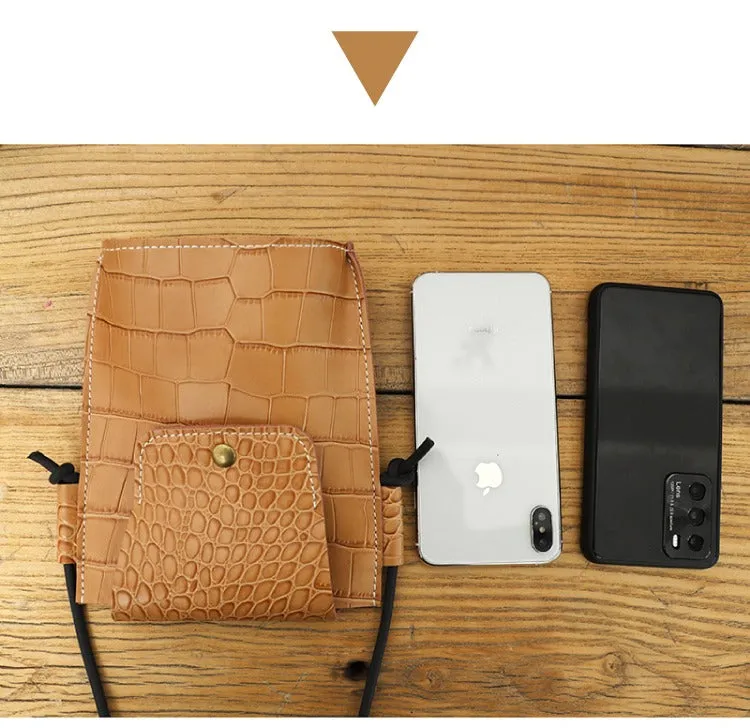 Cute LEATHER Small Side Bag Black Crocodile WOMEN Crossbody BAG Purse FOR WOMEN