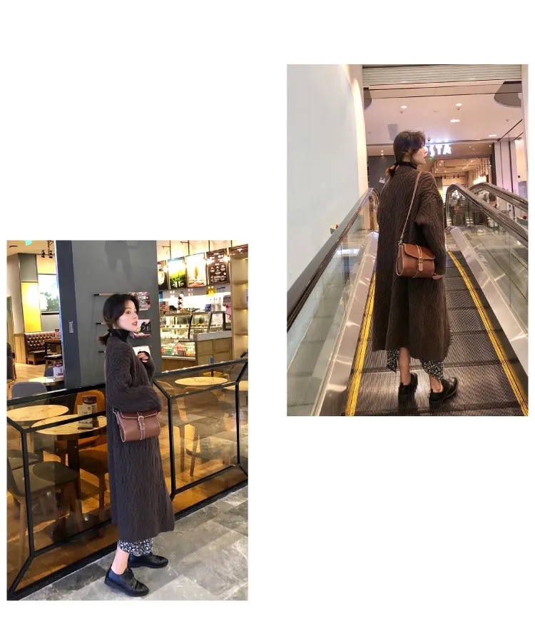 Cute LEATHER Small Side Bag Brown WOMEN SHOULDER BAG Small Crossbody Purse FOR WOMEN