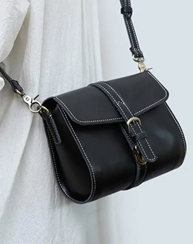 Cute LEATHER Small Side Bag Brown WOMEN SHOULDER BAG Small Crossbody Purse FOR WOMEN