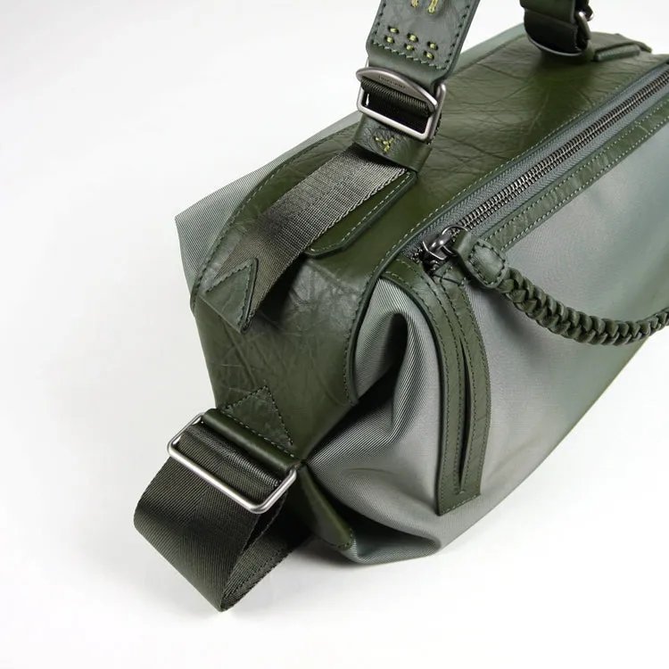 Cute Womens Coffee NYLON Handbag Purse Cube NYLON Shoulder Bag Crossbody Purse for Ladies