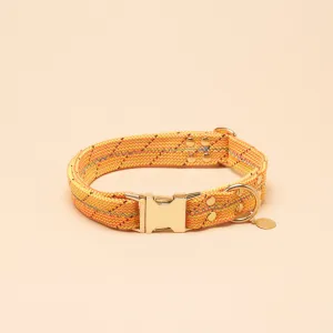 Dexter Large Dog Collar - Turbo Yellow