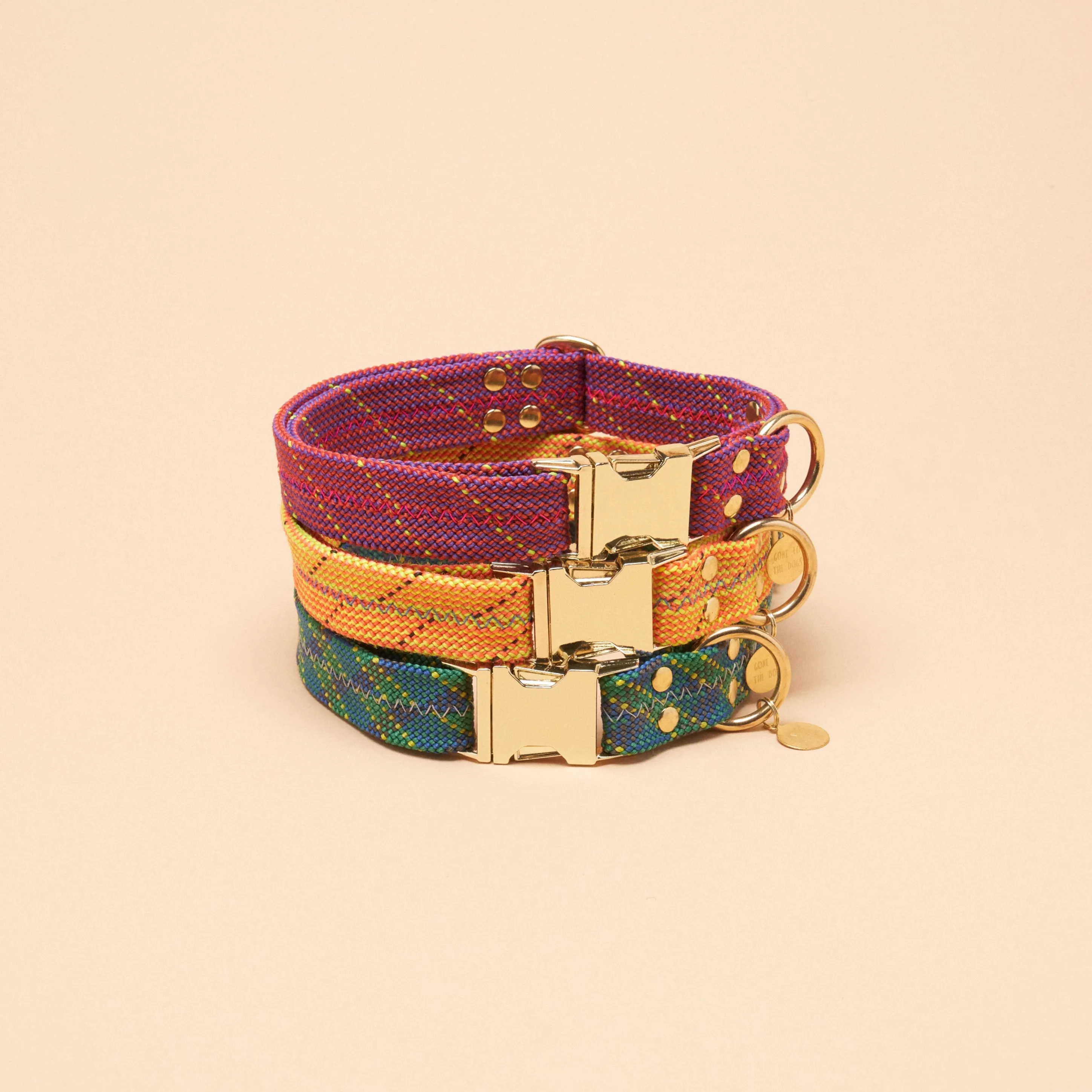 Dexter Large Dog Collar - Turbo Yellow