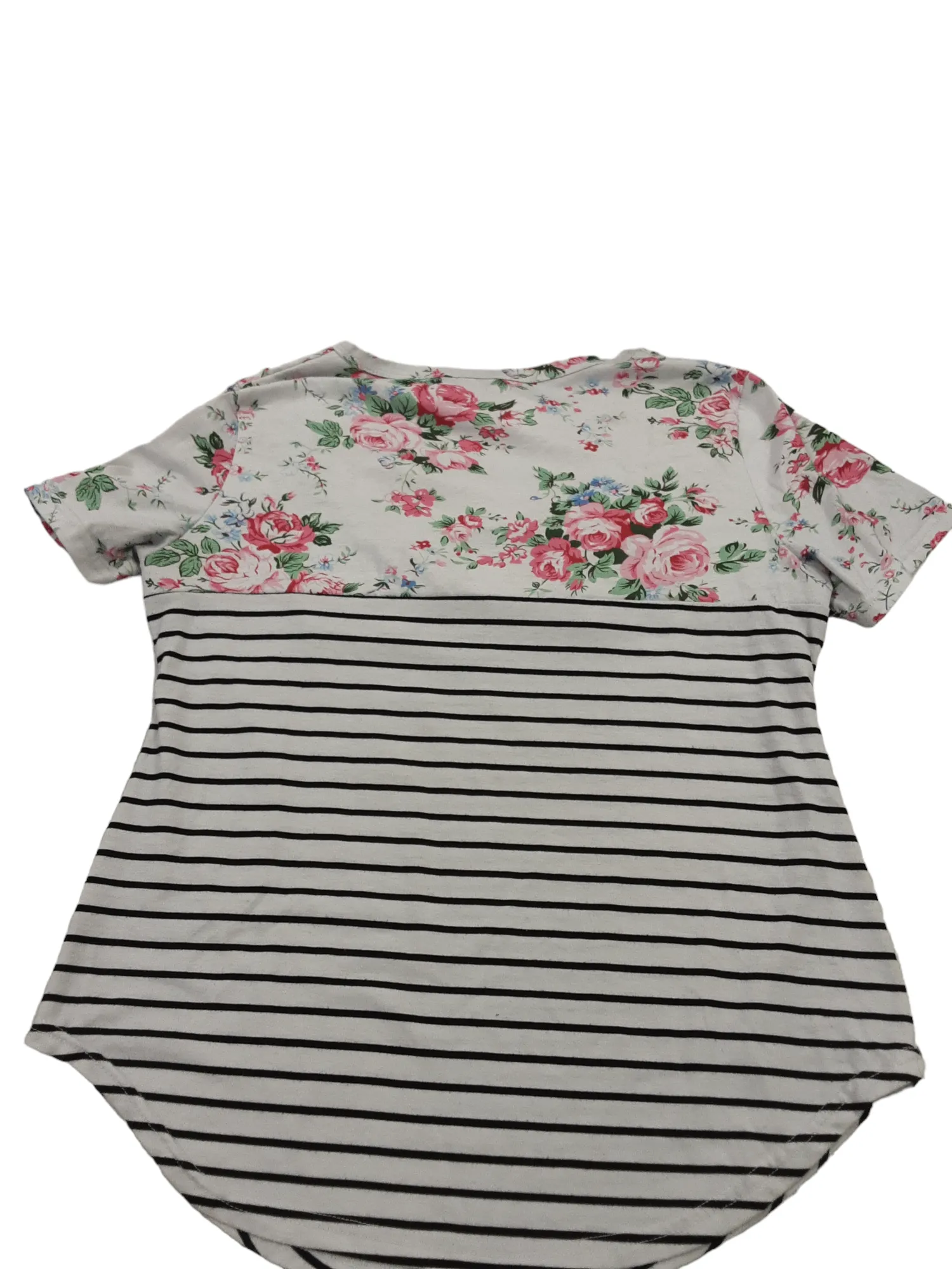 Double print Nursing friendly Maternity Top, size Large
