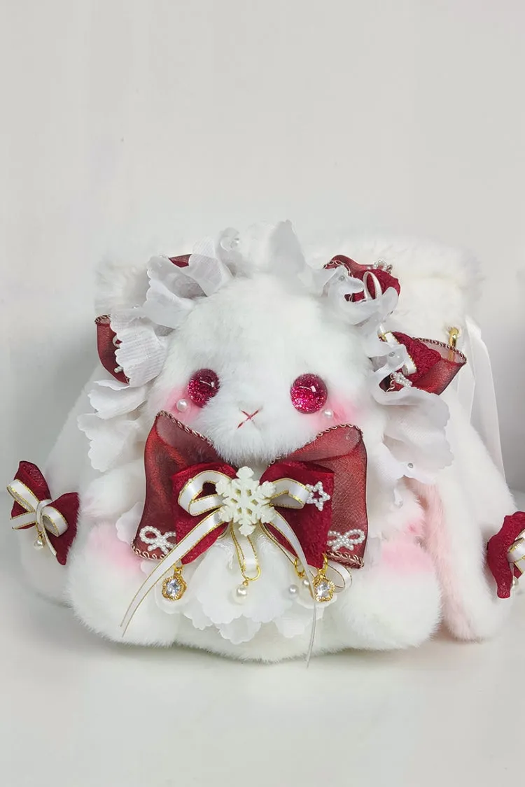 Drawstring Crossbody Bowknot Sweet Lolita Bucket Bunny Small Bag 10 Colors
