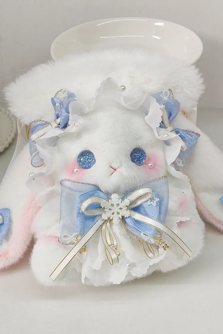 Drawstring Crossbody Bowknot Sweet Lolita Bucket Bunny Small Bag 10 Colors