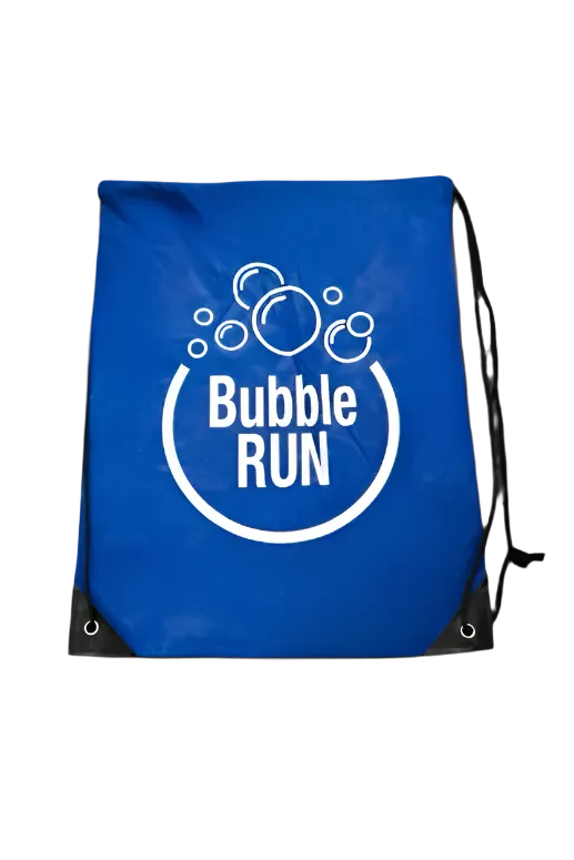 Drawstring Tote Bag (Bubble Run)