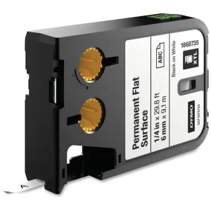 Dymo 1/4" XTL Permanent Flat Surface Labels