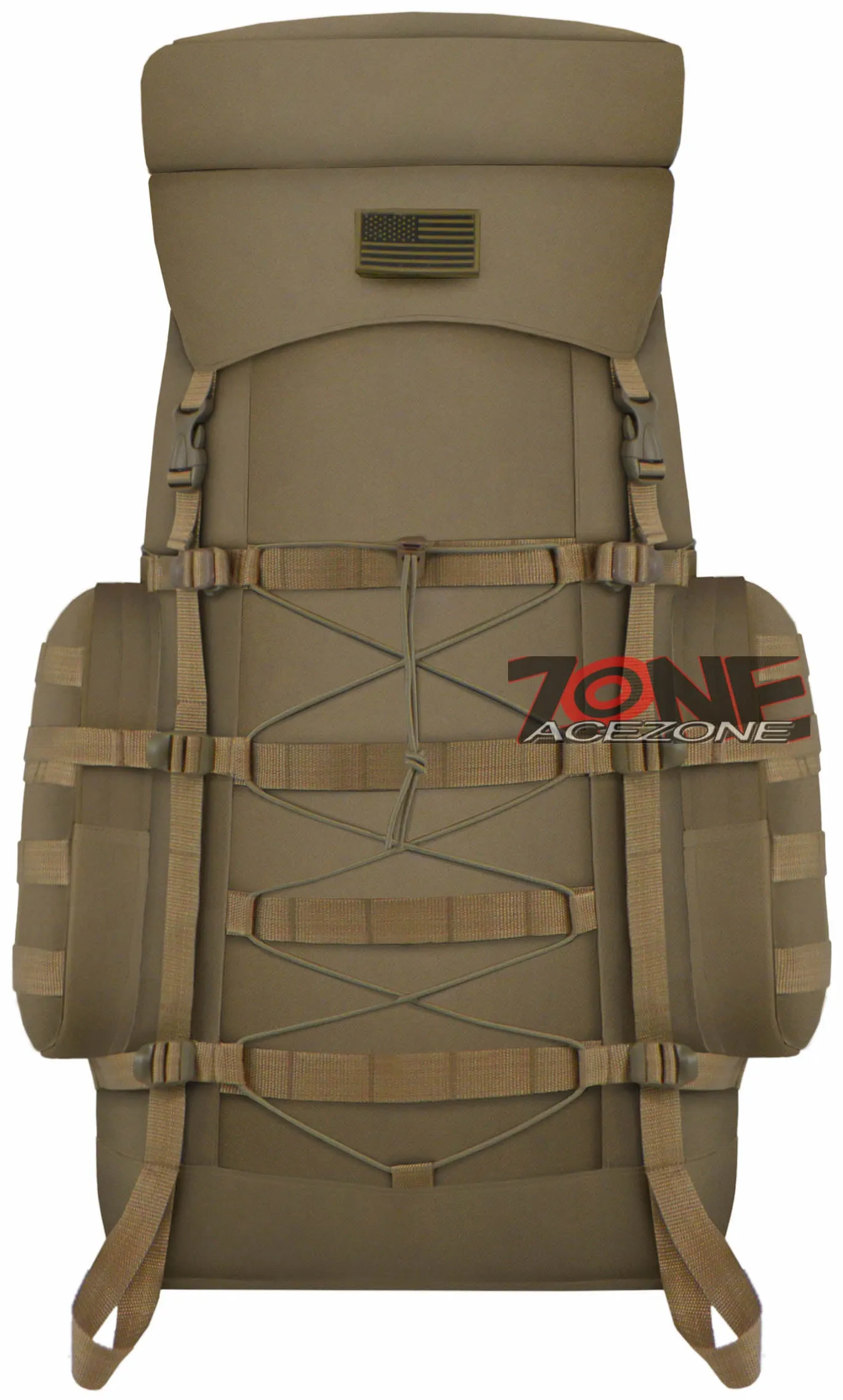 East West USA Tactical Assault Military Mountain Climbing Bag RT532 TAN