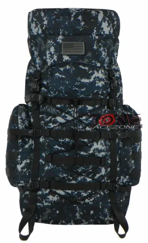 East West USA Tactical Assault Military Mountain Climbing Bag RTC532 NAVY ACU