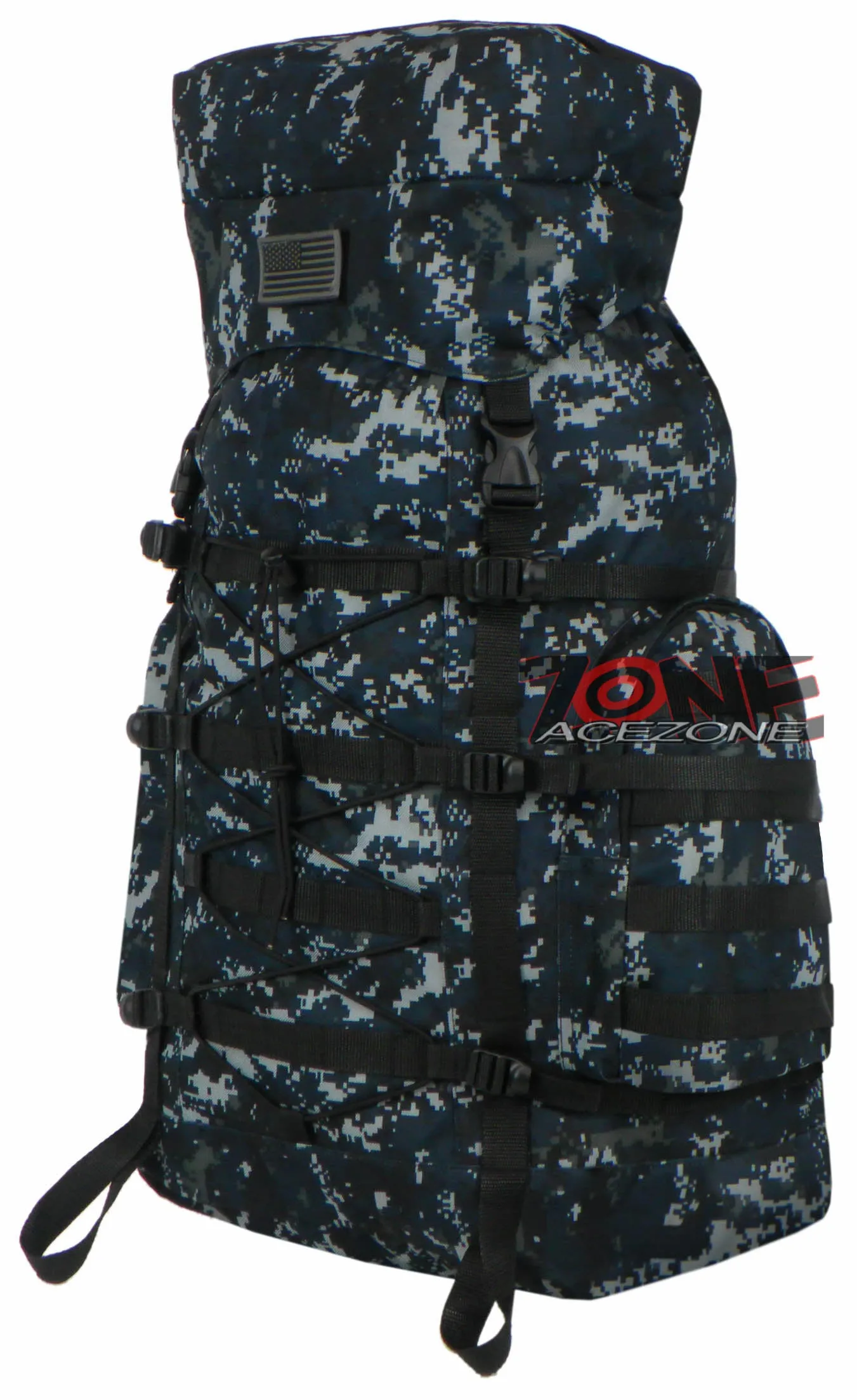 East West USA Tactical Assault Military Mountain Climbing Bag RTC532 NAVY ACU