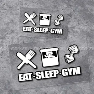 EAT！SLEEP！GYM！Sticker