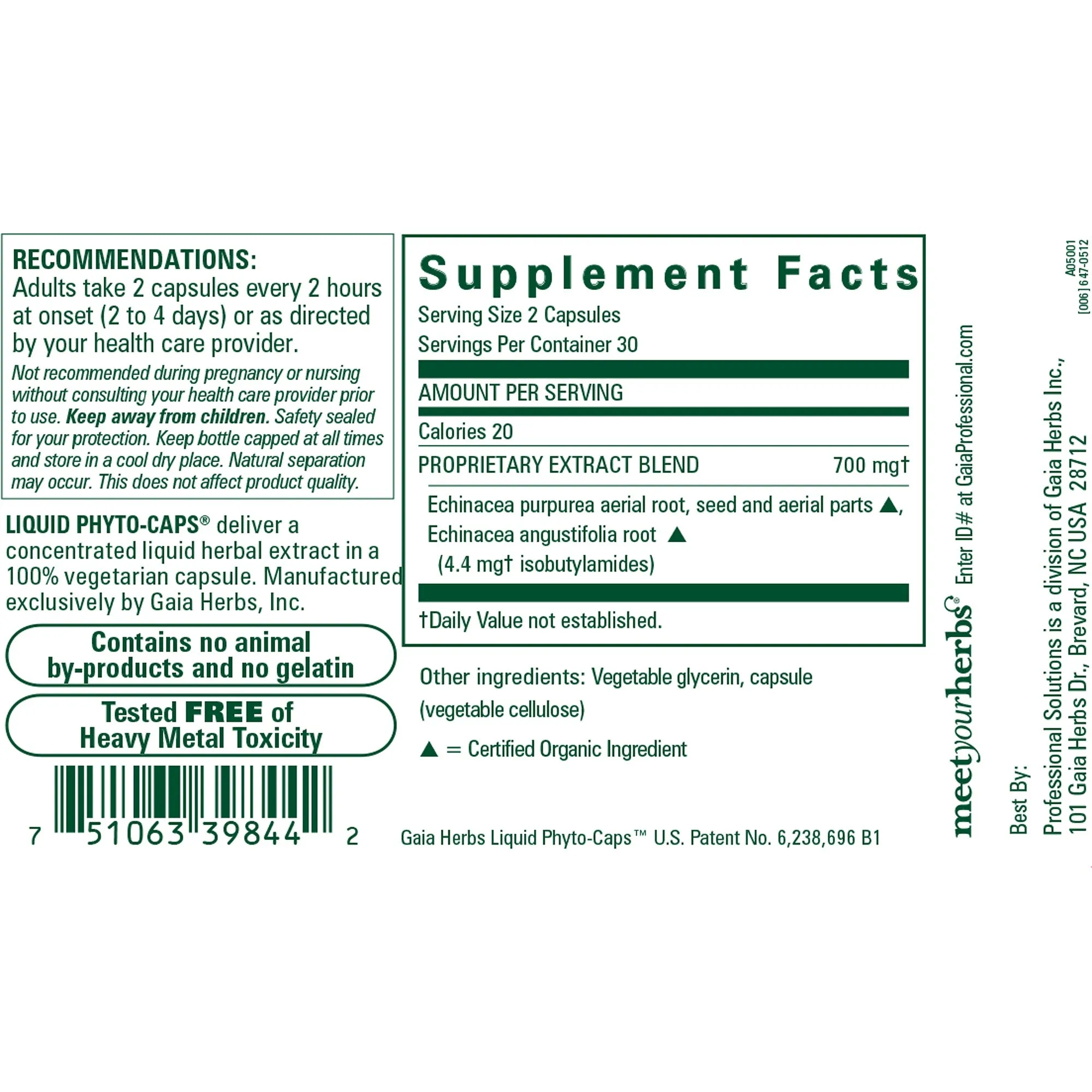 Echinacea Capsules