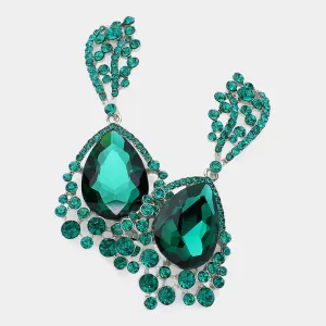 Emerald Teardrop Earrings | 537402