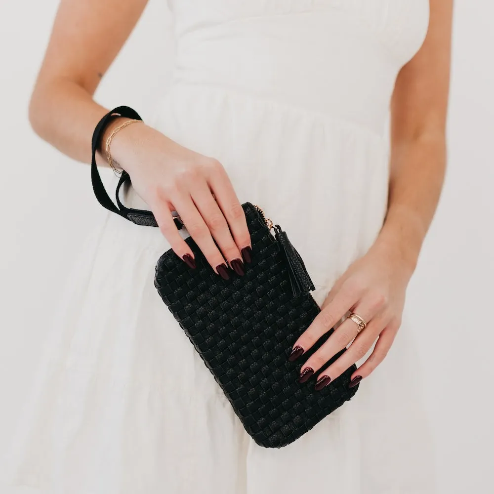 Emma Woven Clutch Wristlet