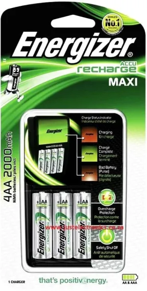 Energizer Recharge ACCU Maxi (4 AA batteries)