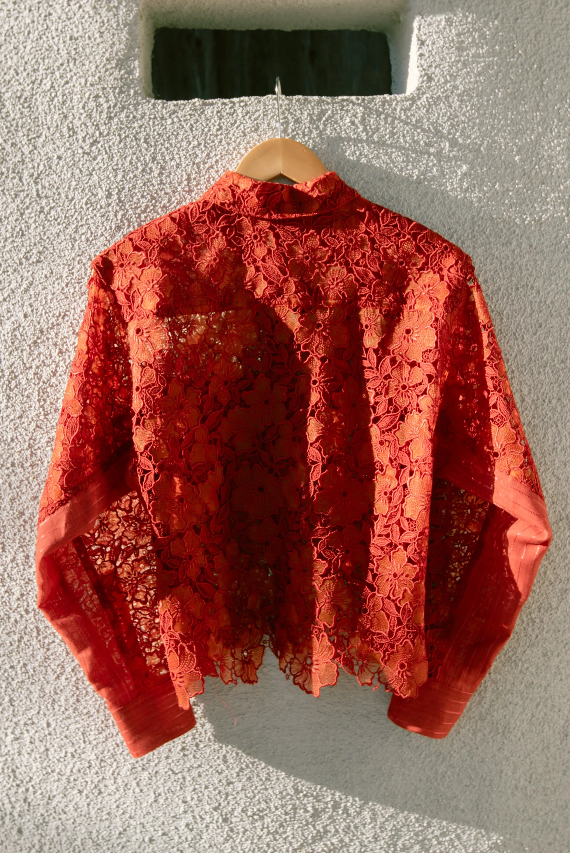 Engine Red Organza Olivia Jacket