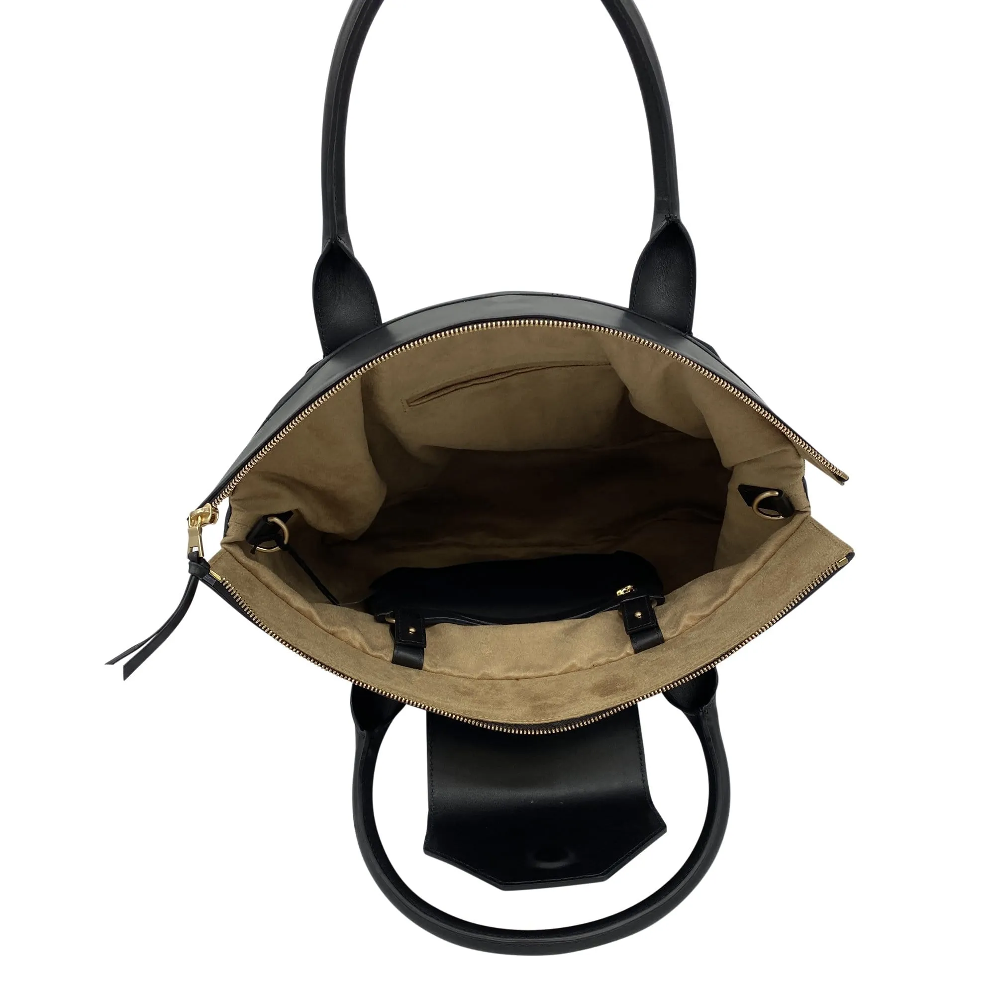 ETOILE Alessia Large Nylon Bag- Black New w/Tags