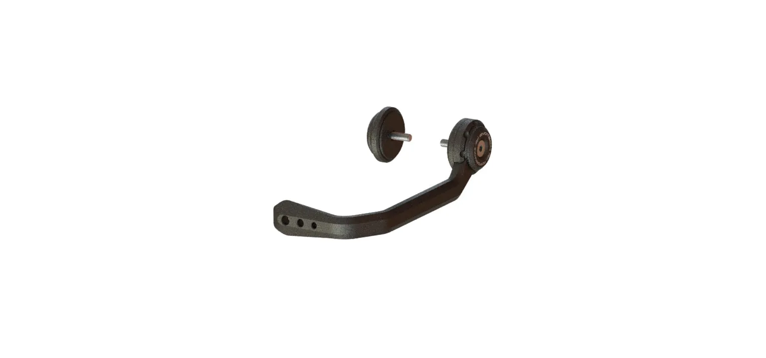 Evotech Triumph Trident Clutch Lever Protector Kit (2021 - 2024) (Bar End Mirror Version)