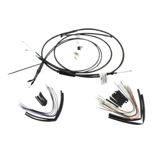 Extended Cable / Brake Line Kit For 12" Ape Hangers Harley Sportster XL 2004-2006