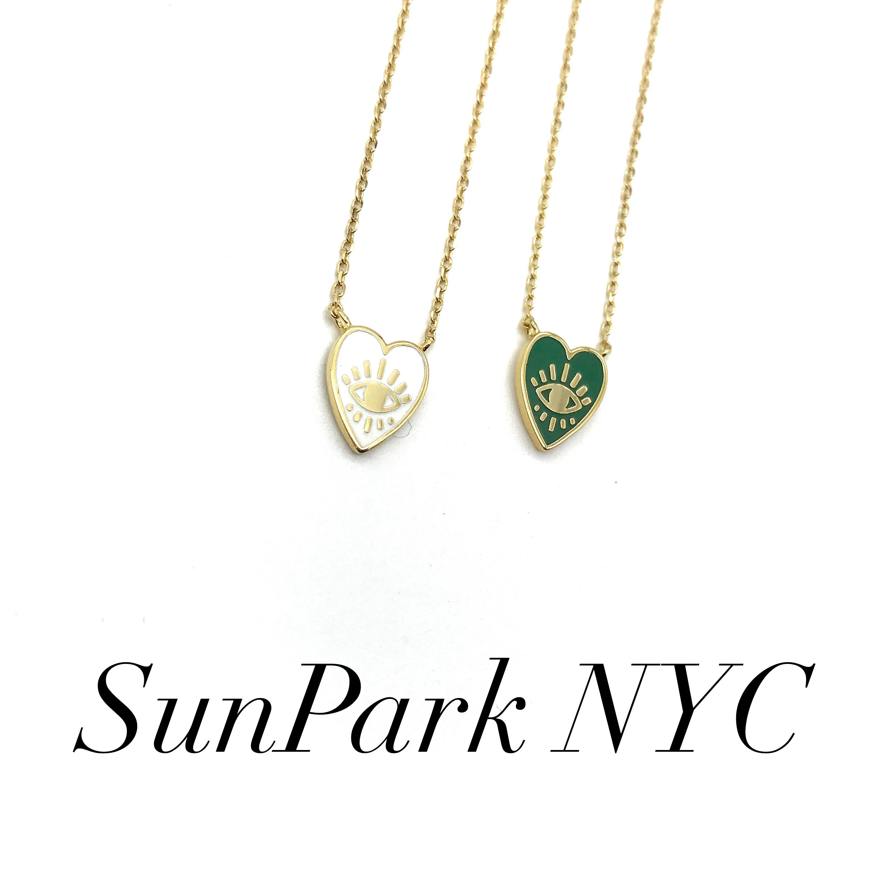 Eye in Heart Necklace
