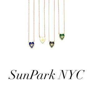 Eye in Heart Necklace