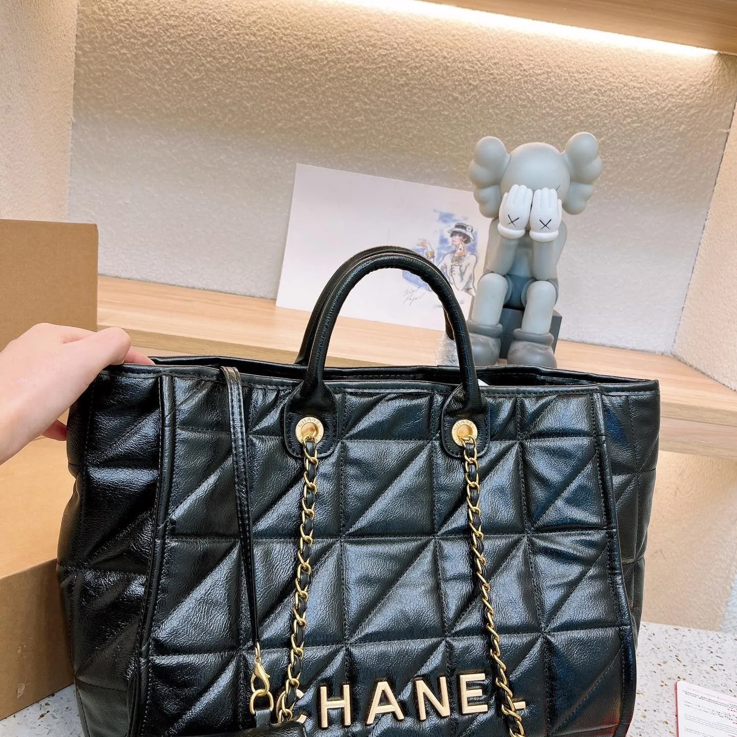Fashion CC letter handbag