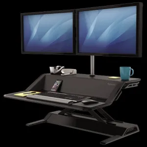 Fellowes Lotus Sit-Stand Workstation - Black