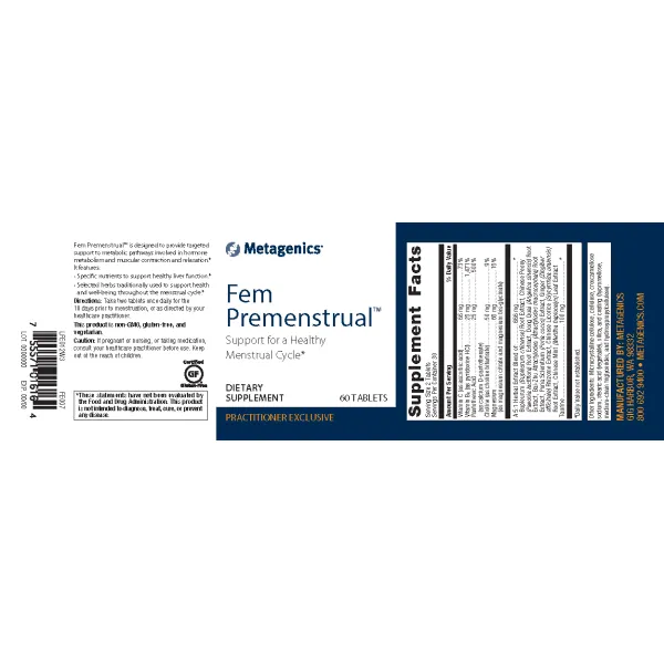 Fem Premenstrual™ <br>Support for a Healthy Menstrual Cycle*