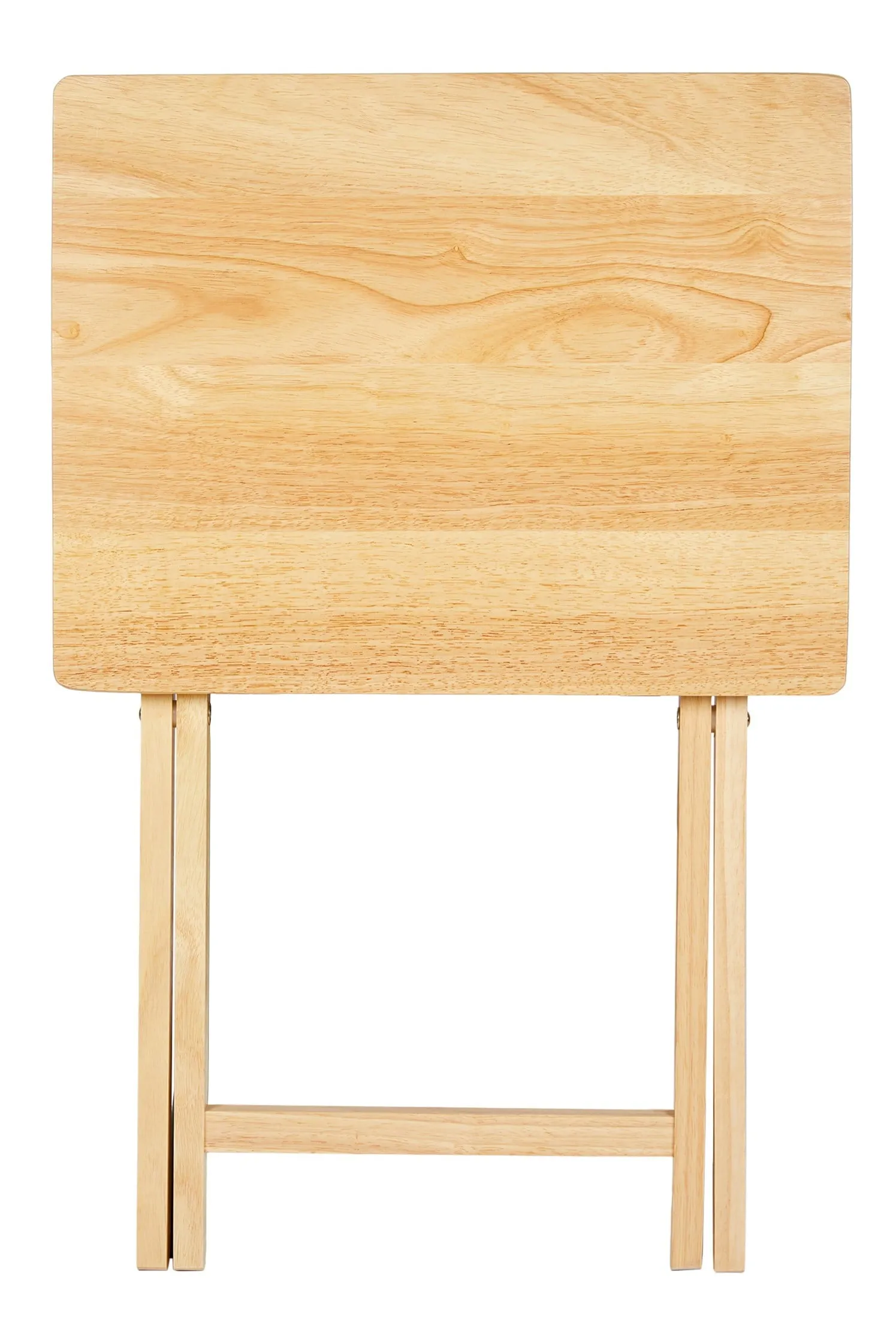 Folding TV Tray Table Natural 19 x 15 x 26 Inch Free Shipping