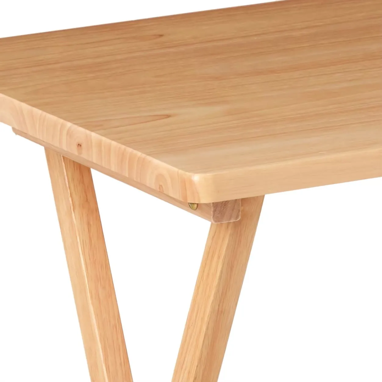 Folding TV Tray Table Natural 19 x 15 x 26 Inch Free Shipping