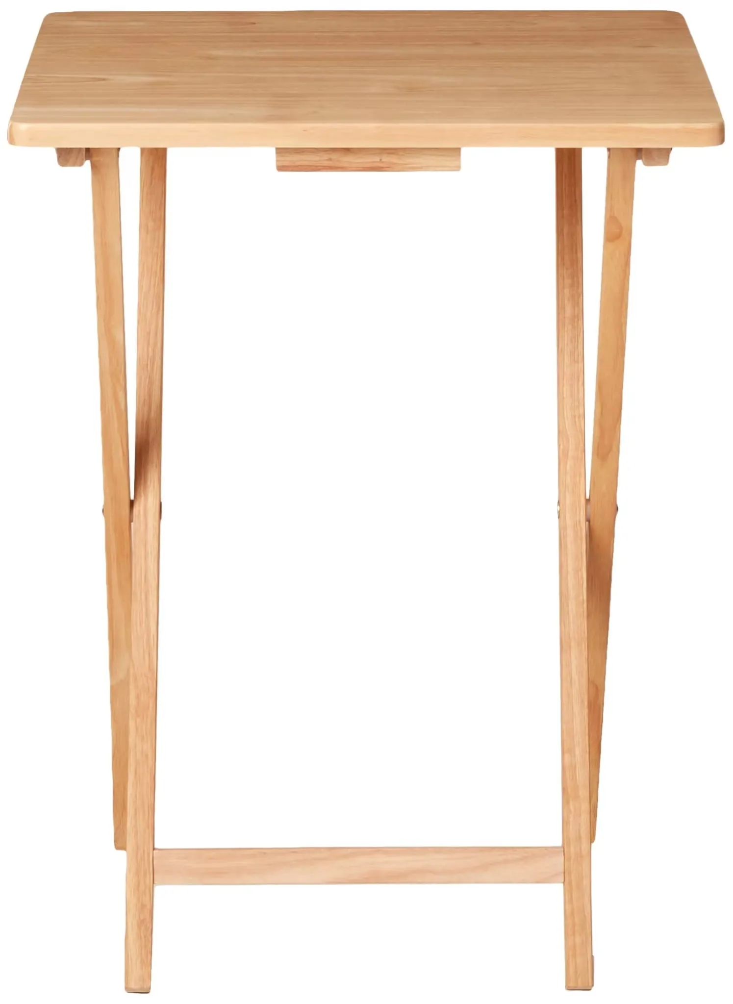 Folding TV Tray Table Natural 19 x 15 x 26 Inch Free Shipping