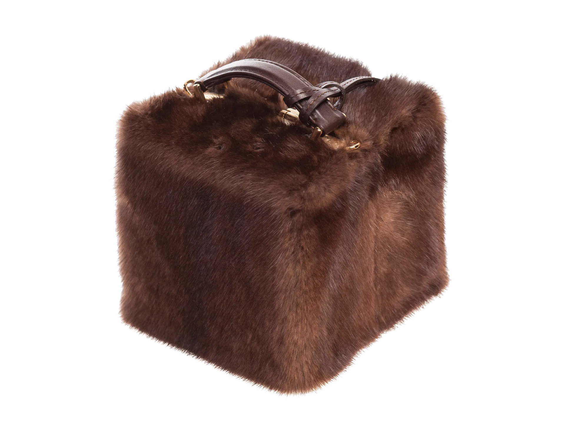Fur Crossbody Box Bag