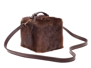 Fur Crossbody Box Bag
