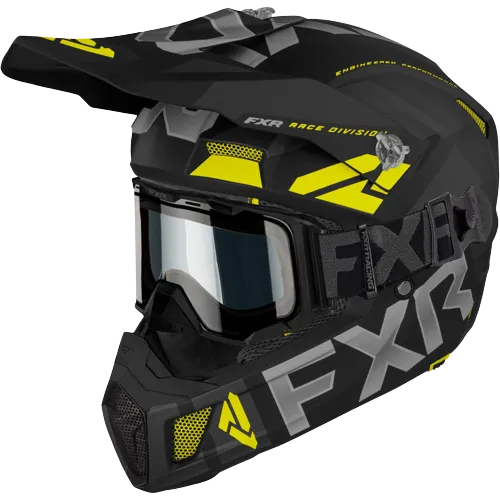 FXR Clutch Cold Stop QRS Snow Helmet - 2023
