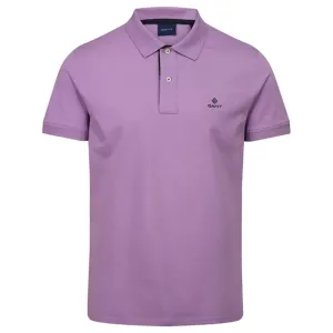 Gant Contrast Collar Pique Lilac