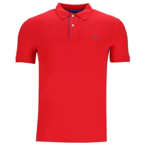 Gant Contrast Collar Rugger Red