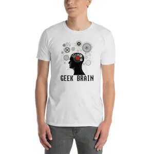 Geek Brain T Shirt White Inside Geek Brain T Shirt for Men