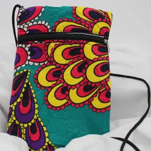 Ghanaian Crossbody - Peacock Flowers