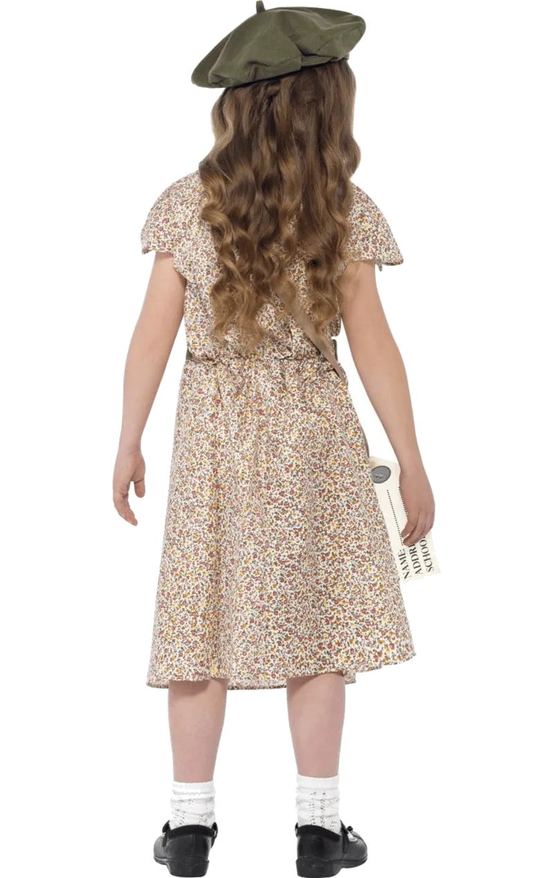 Girls Flower Evacuee Costume