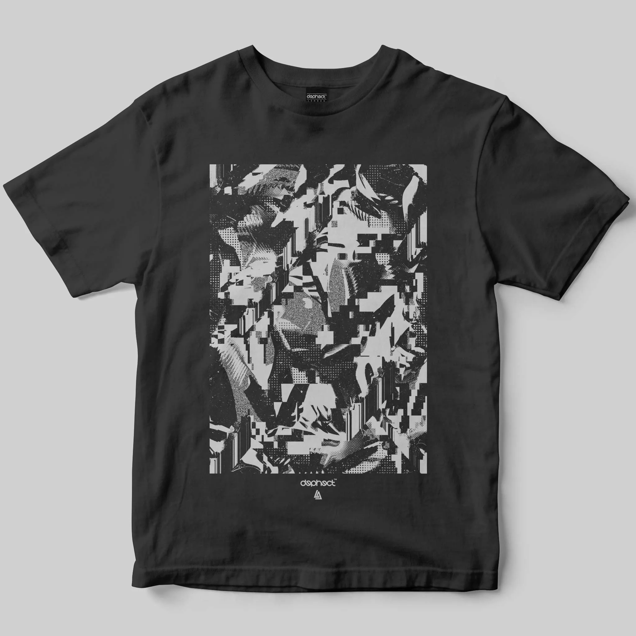 Glitch T-Shirt / Charcoal / by Robert Anderson