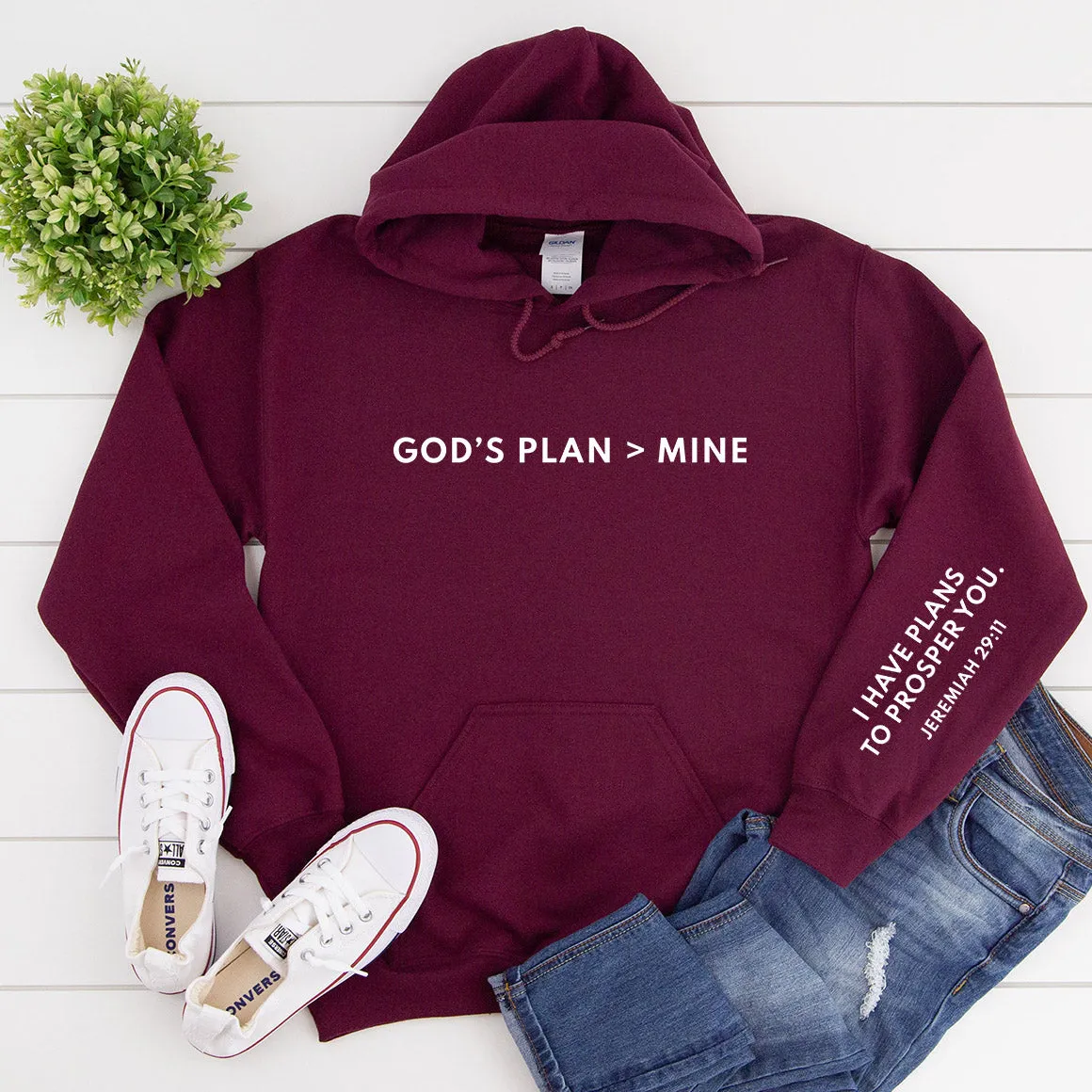 God's Plan Over Mine Hoodie