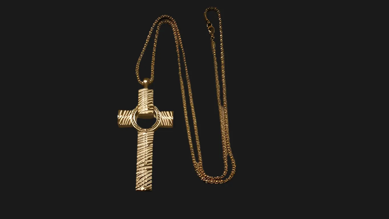 Gold Cross Necklace