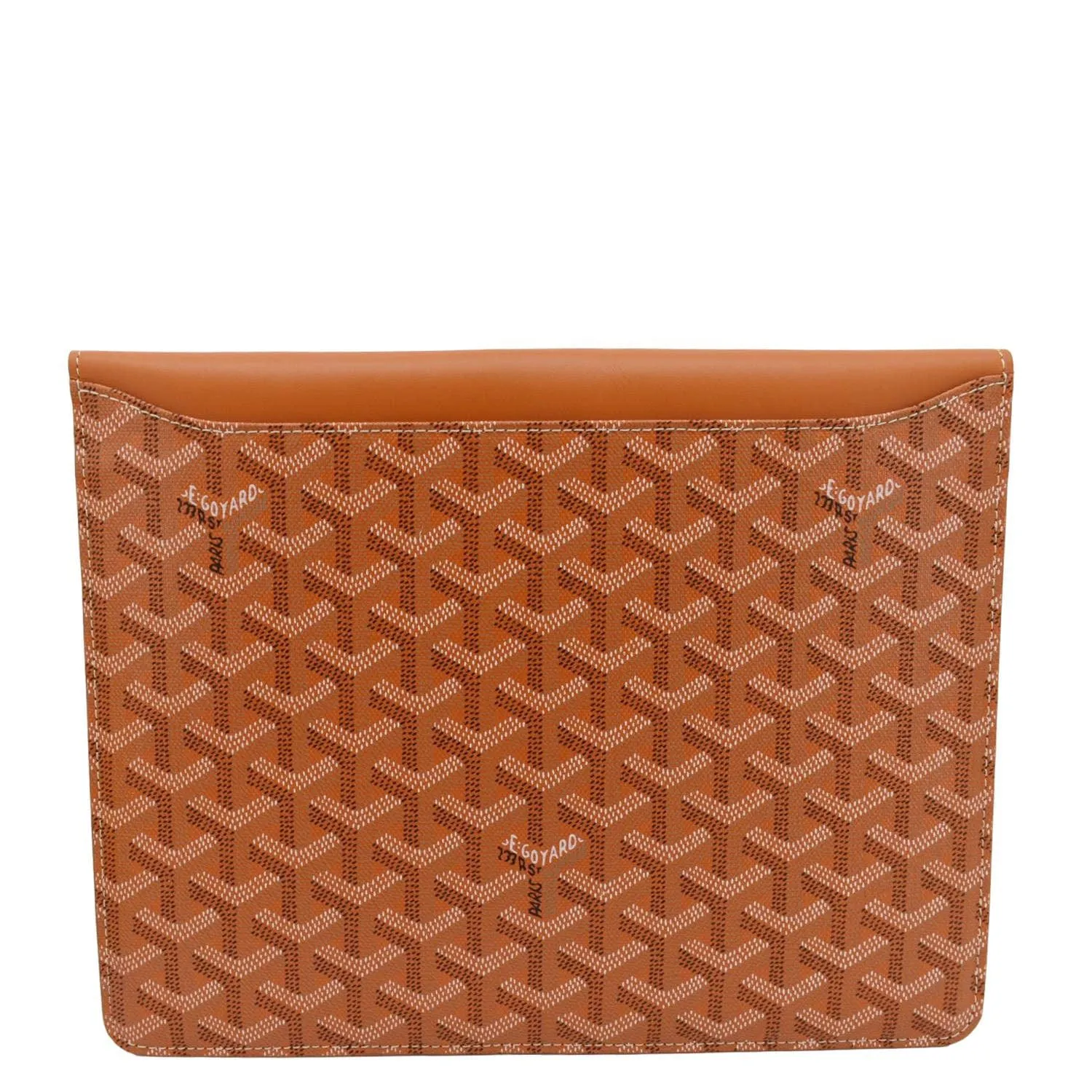 GOYARD Camondo MM Canvas Horizontal Clutch Orange