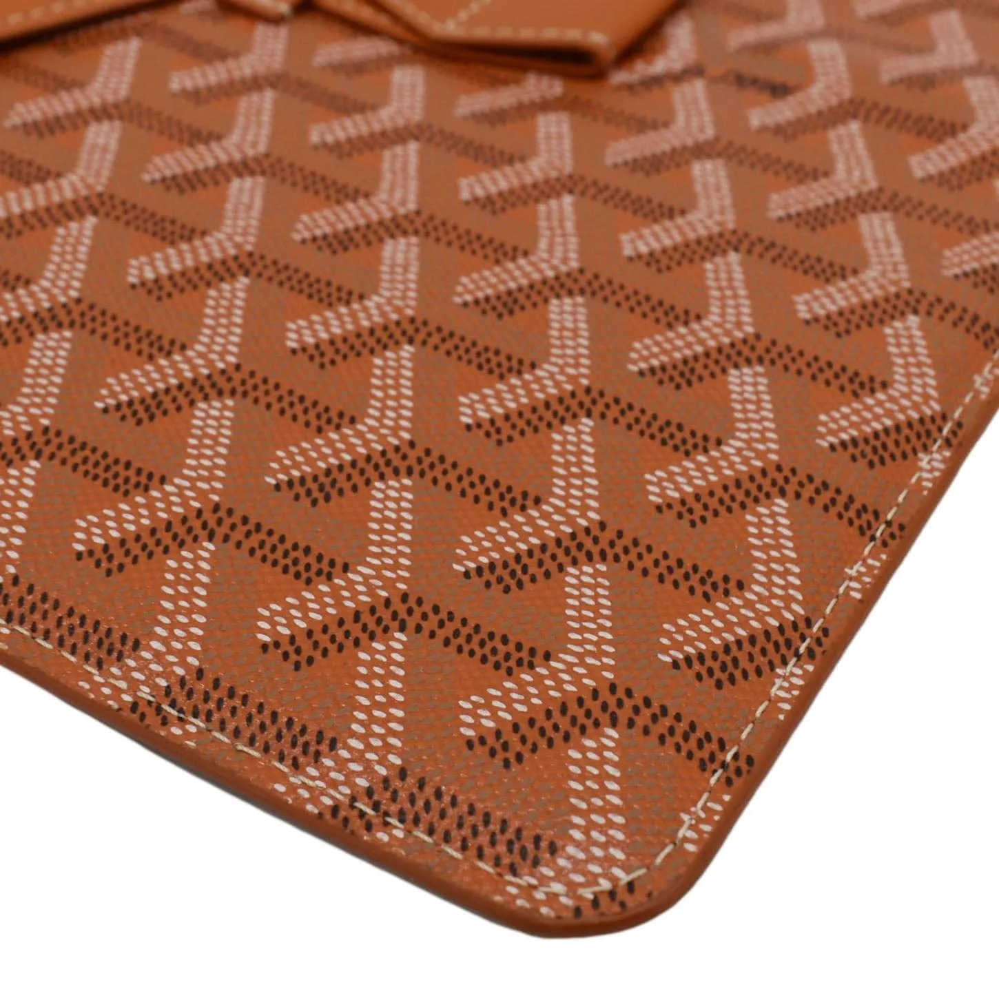 GOYARD Camondo MM Canvas Horizontal Clutch Orange