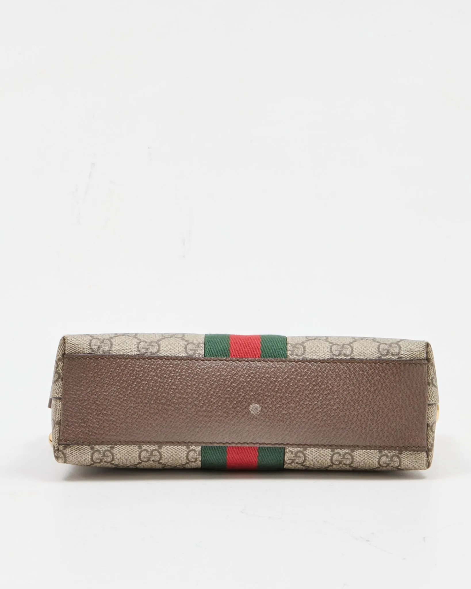 Gucci Brown Coated Canvas Small GG Supreme Ophidia Crossbody Bag