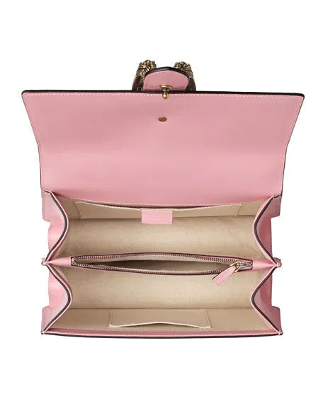 Gucci Dionysus Small Embroidered Floral Satchel Bag in Pink