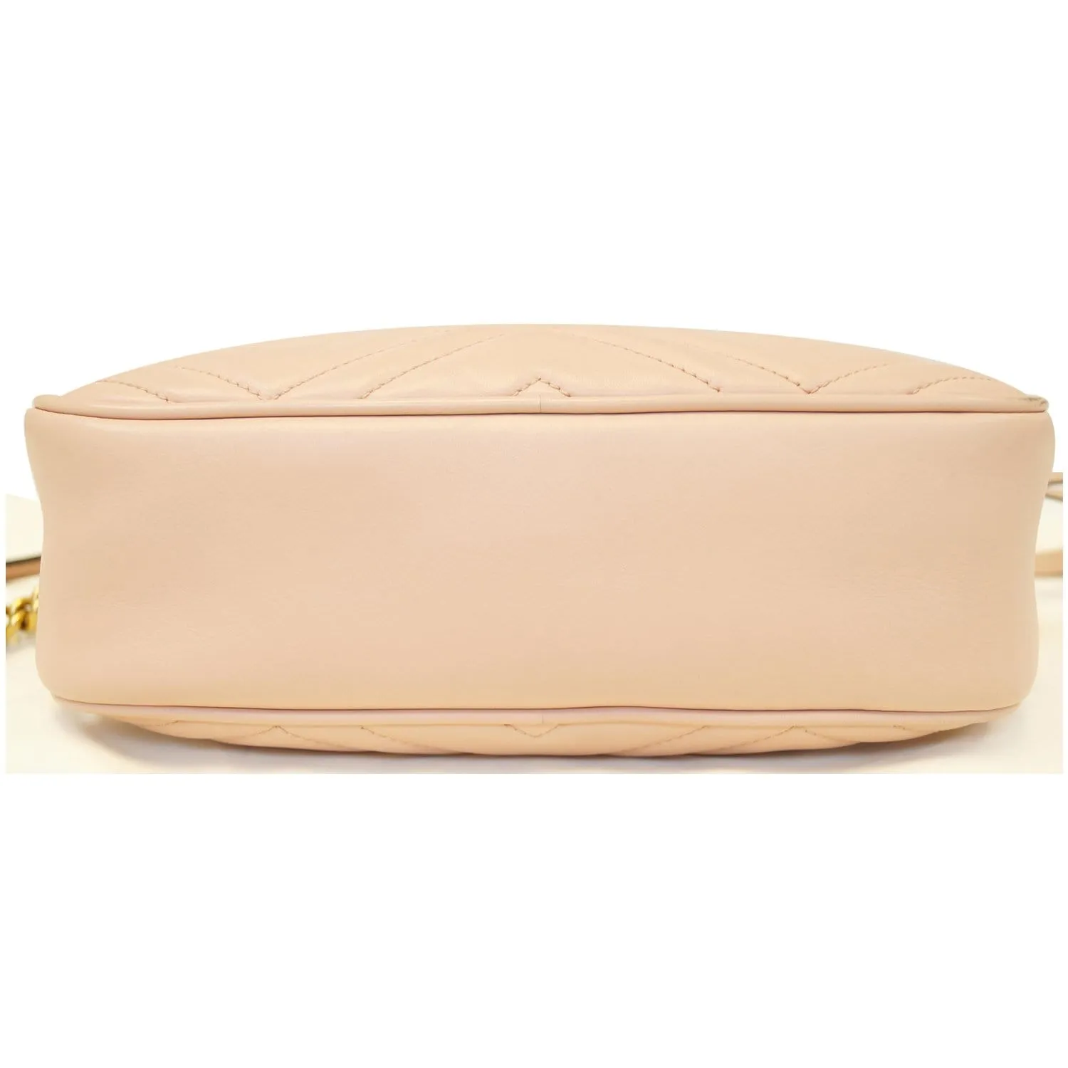 GUCCI GG Marmont Matelasse Small Leather Crossbody Bag Pink
